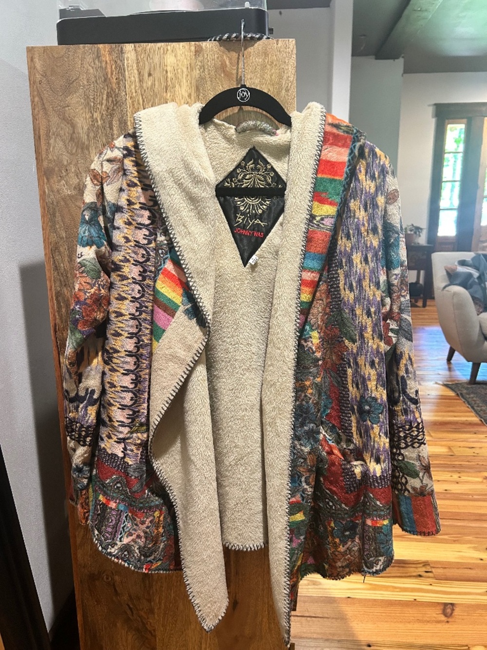 Johnny Was hooded cardigan